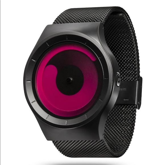 Brand New Ziiiro Mercury Black Magenta Watch
